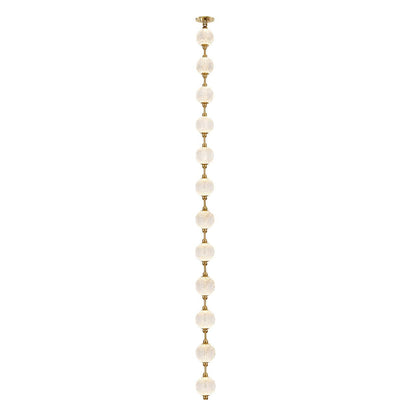 Alora Lighting Marni 12 Head LED Pendant Natural Brass