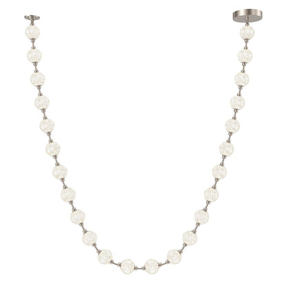 Alora Lighting Marni Pendant, 2-Light, LED, Polished Nickel, 171.25"L