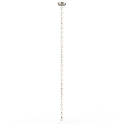 Alora Lighting Marni Pendant, 2-Light, LED, Polished Nickel, 171.25"L