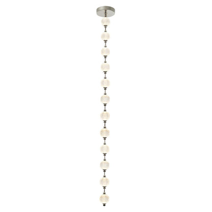 Alora Lighting Marni Pendant, 2-Light, LED, Polished Nickel, 86.5"L