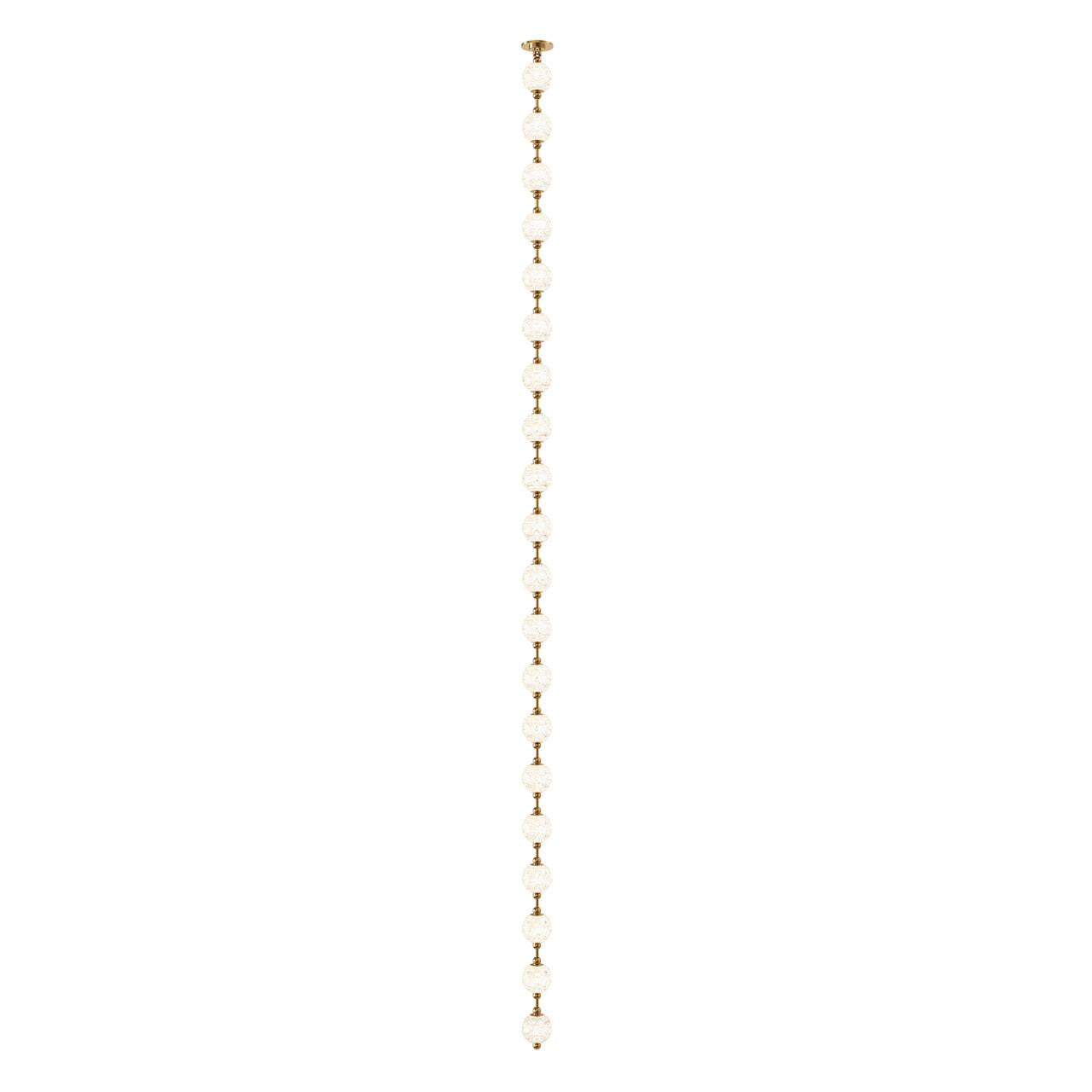 Alora Lighting Marni 20 Head LED Pendant Natural Brass