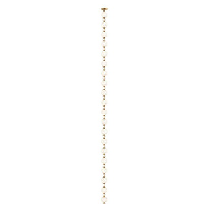 Alora Lighting Marni 20 Head LED Pendant Natural Brass