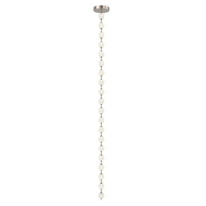 Alora Lighting Marni Pendant, 3-Light, LED, Polished Nickel, 143.25"L