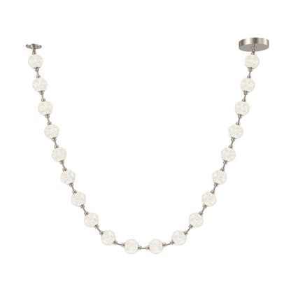 Alora Lighting Marni Pendant, 3-Light, LED, Polished Nickel, 143.25"L