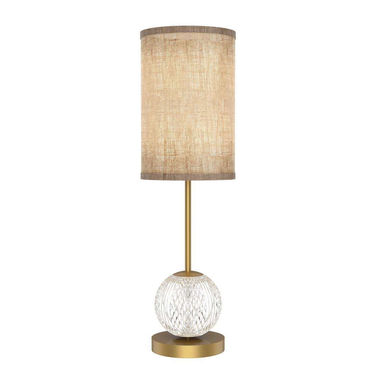 Alora Lighting Marni LED Table Lamp Natural Brass