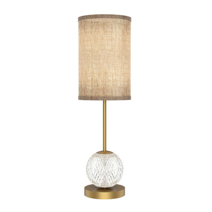 Alora Lighting Marni LED Table Lamp Natural Brass