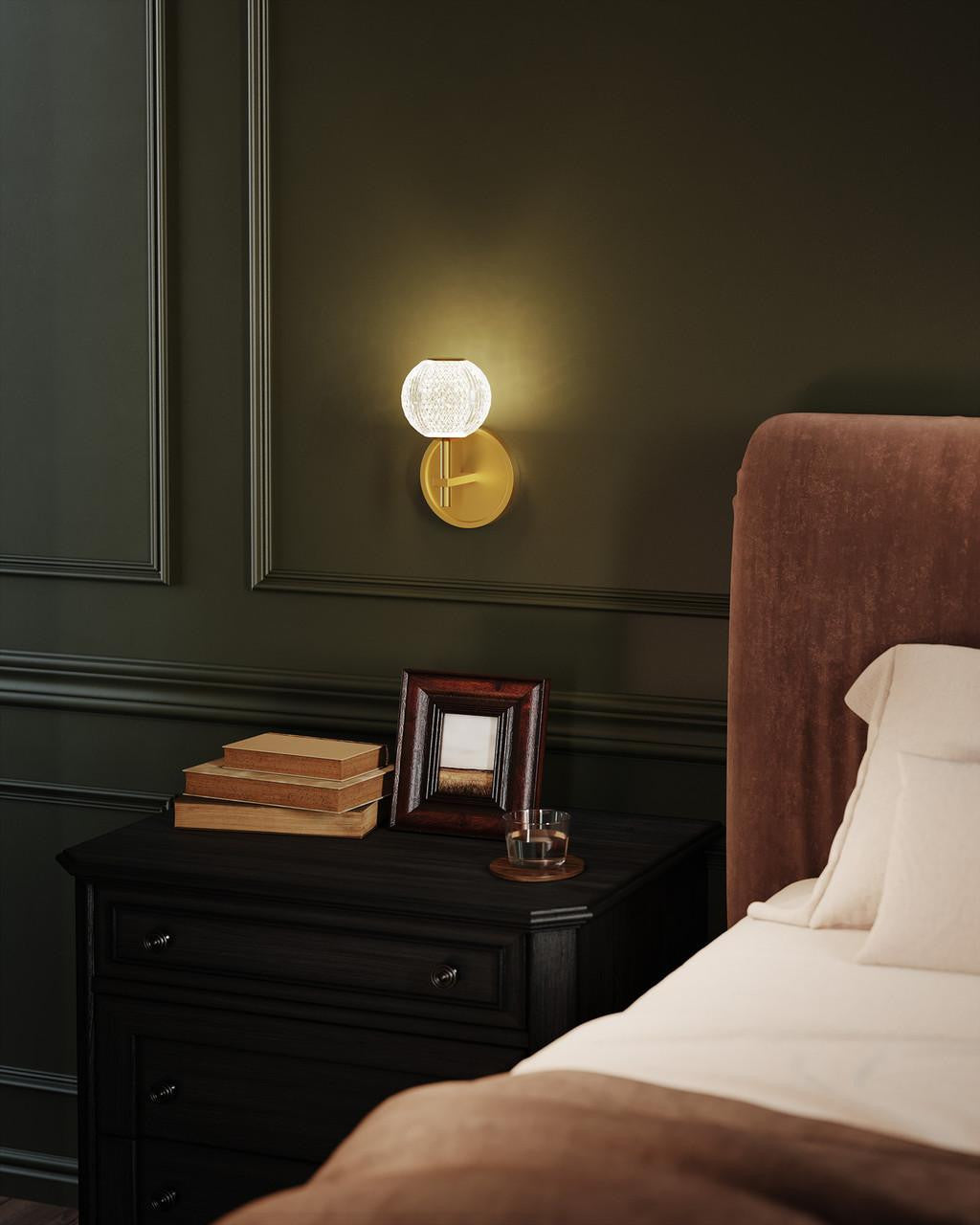 Alora Lighting Marni LED Wall/Vanity Light Polished Nickel
