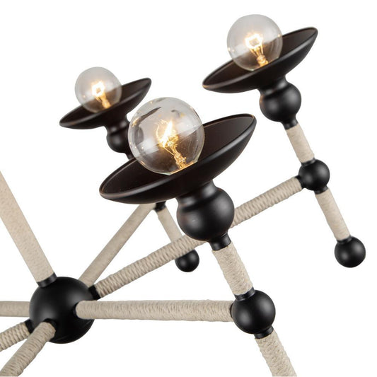 Alora Lighting Nadine 6 Light Chandelier Matte White