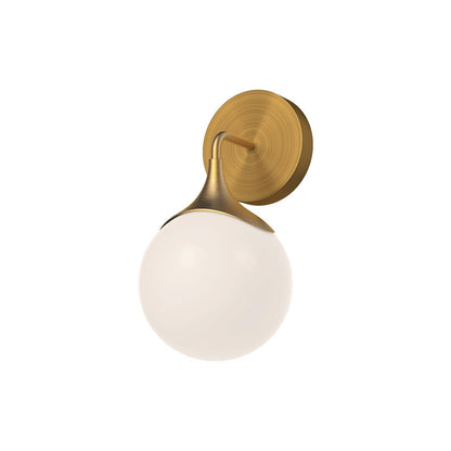 Alora Lighting Nouveau 12-in Wall/Vanity Light Aged Gold