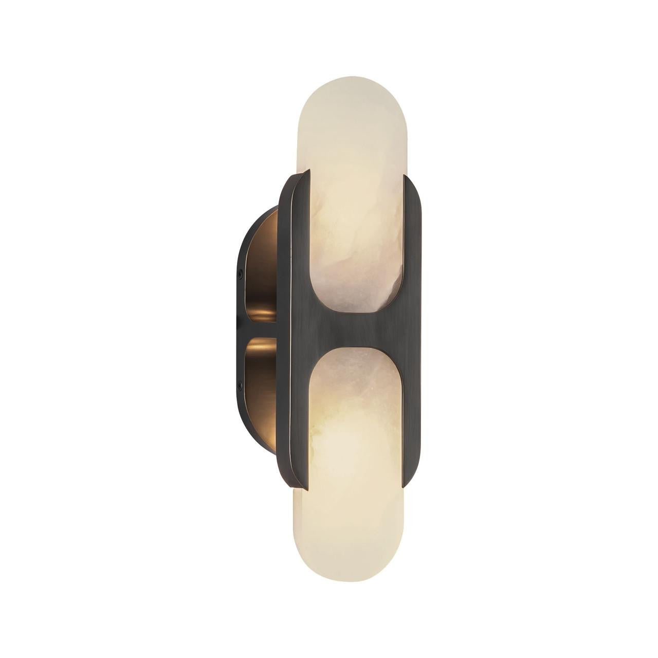 Alora Lighting Odin 14-in Wall Vanity Light Vintage Brass