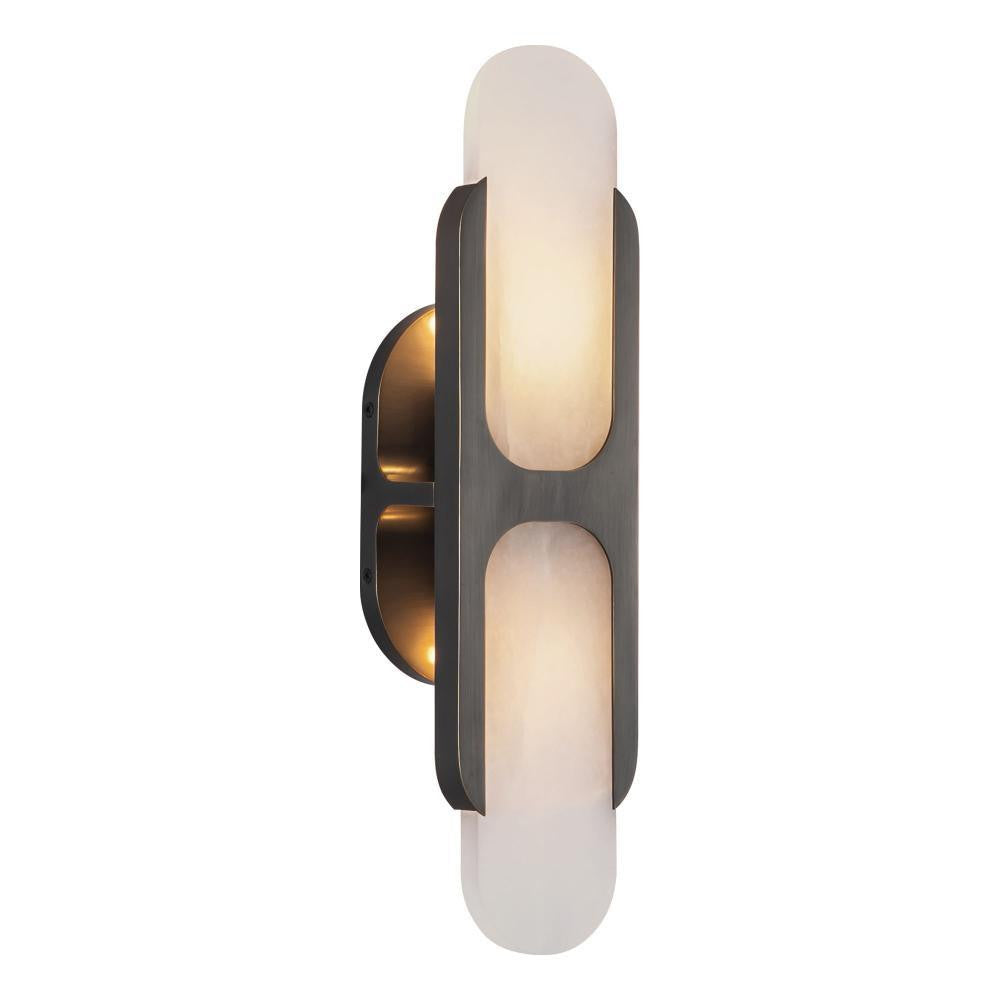 Alora Lighting Odin 17-in Wall Vanity Light Vintage Brass