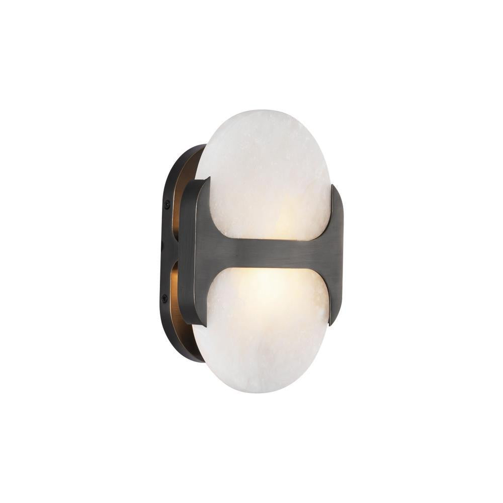 Alora Lighting Odin 9-in Wall Vanity Light Urban Bronze
