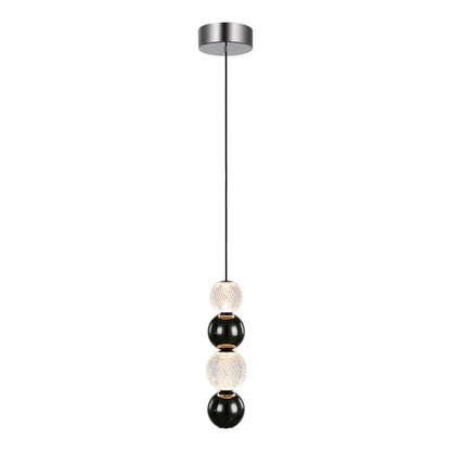 Alora Lighting Onyx LED Pendant Polished Nickel
