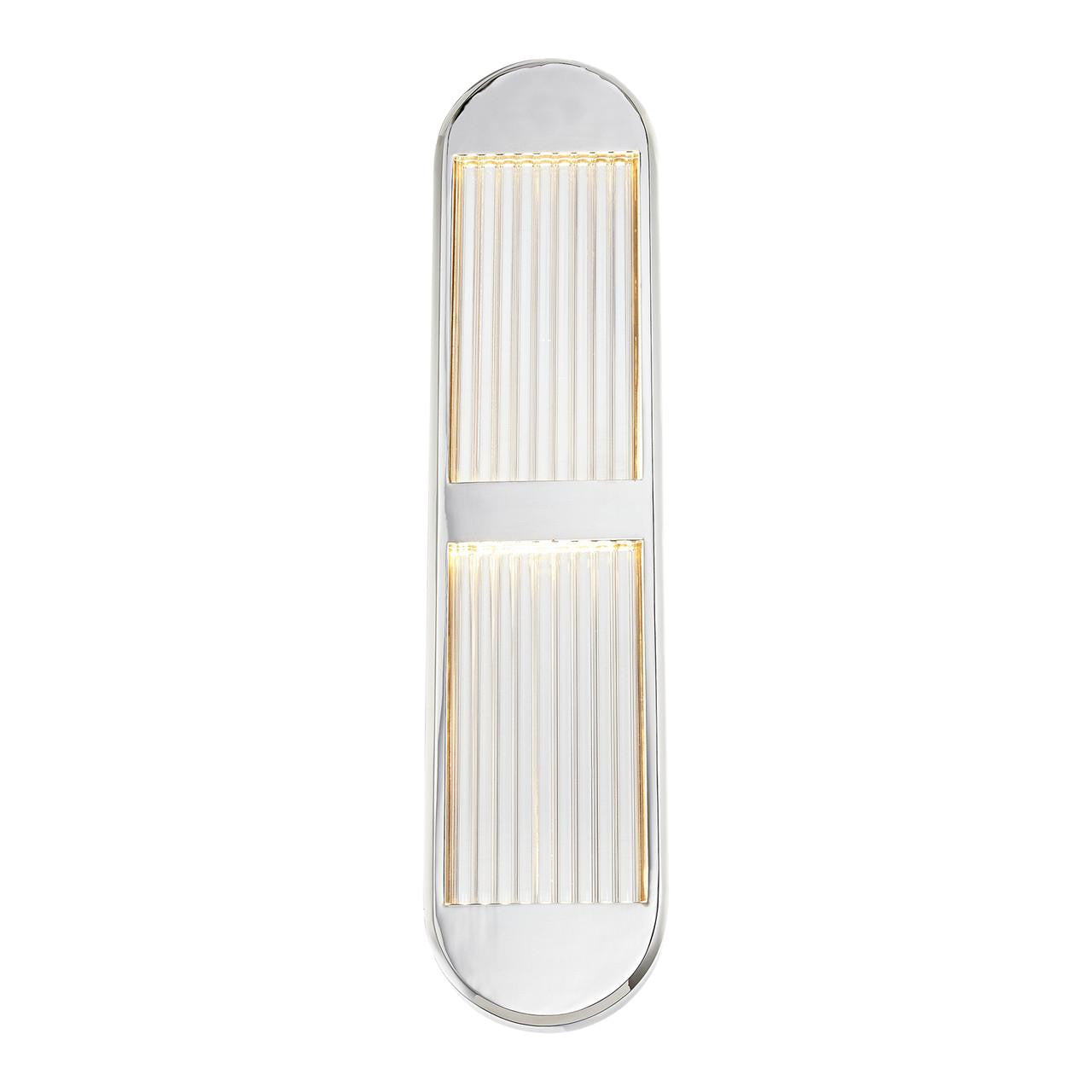Alora Lighting Palais 24-in LED Wall/Vanity Light Polished Nickel