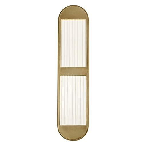 Alora Lighting Palais Wall/Vanity Light, 4-Light, LED, Vintage Brass, 24.13"H (WV330324VB 706WPAR)
