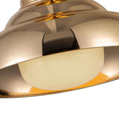Alora Lighting Palmetto Semi Flush Mount Polished Nickel