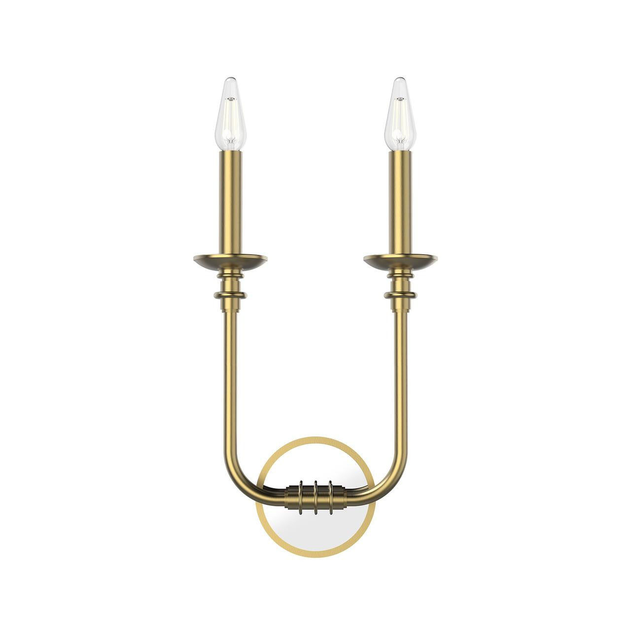 Alora Lighting Peabody Wall/Vanity Vintage Brass