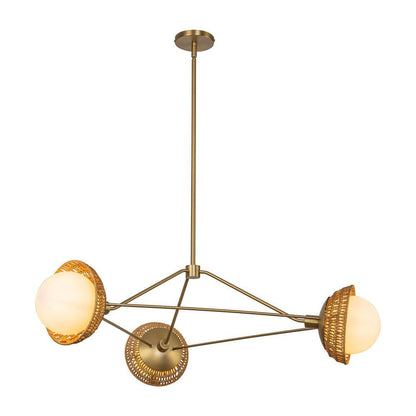 Alora Lighting Perth 3 Light Chandelier White