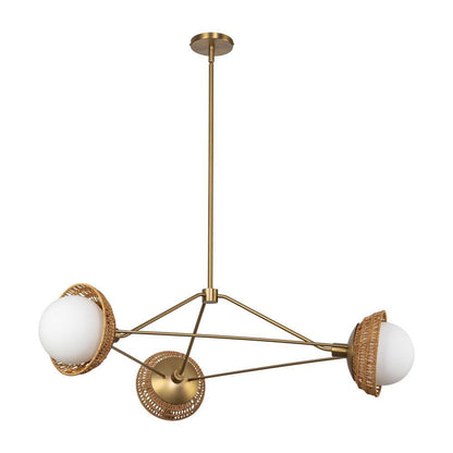 Alora Lighting Perth 3 Light Chandelier Brushed Gold