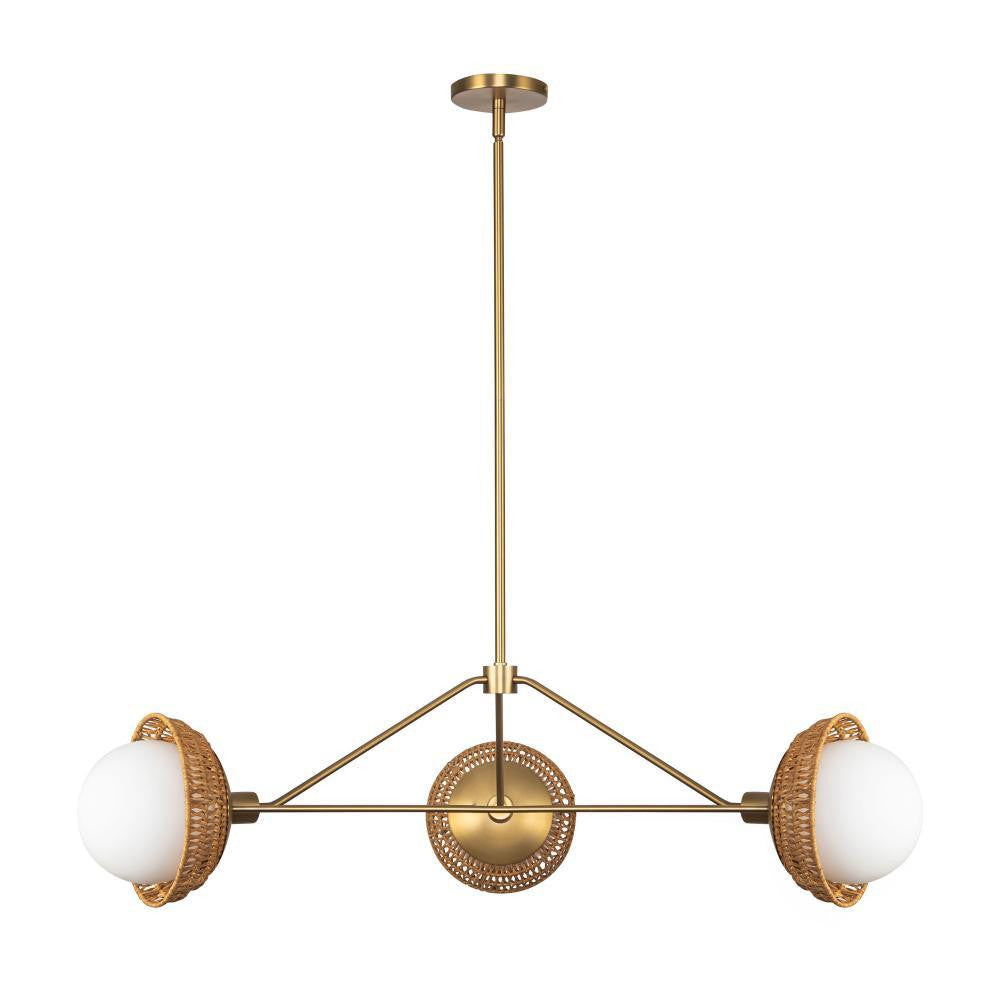 Alora Lighting Perth 3 Light Chandelier Matte Black