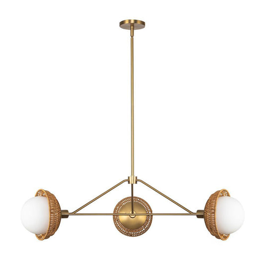 Alora Lighting Perth 3 Light Chandelier Matte Black