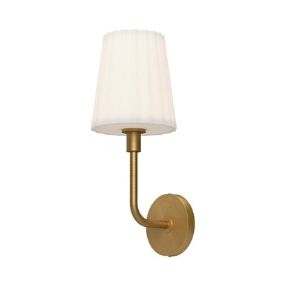 Alora Lighting Plisse Wall/Vanity Light Aged Gold