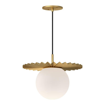 Alora Lighting Plume 14-in Pendant Brushed Gold