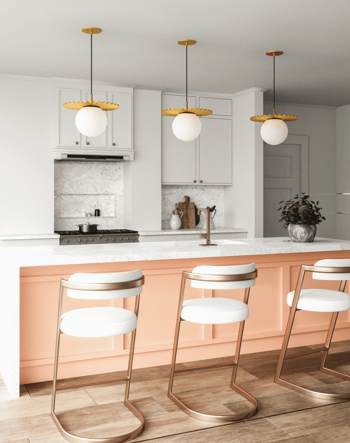 Alora Lighting Plume 14-in Pendant Matte Black