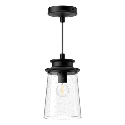 Alora Lighting Quincy Outdoor Pendant Textured Black