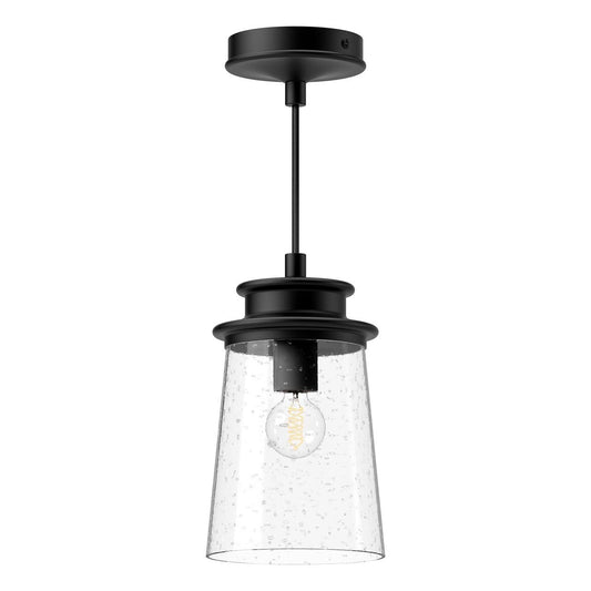 Alora Lighting Quincy Outdoor Pendant Textured Black
