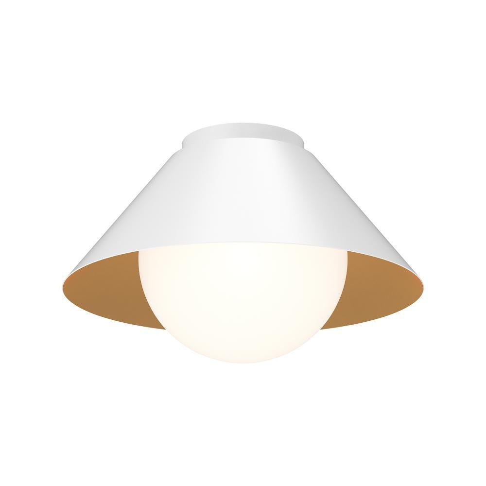 Alora Lighting Remy Flush Mount White