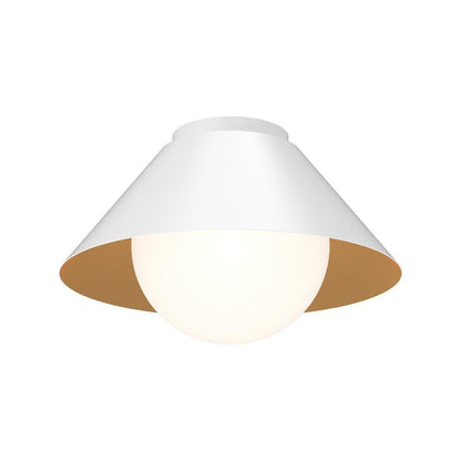 Alora Lighting Remy Flush Mount White