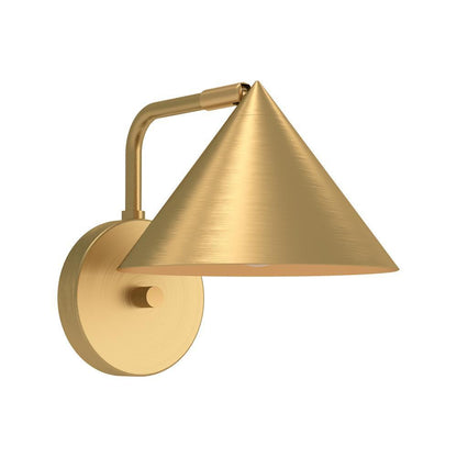 Alora Lighting Remy 7-in Wall/Vanity Light Brushed Gold