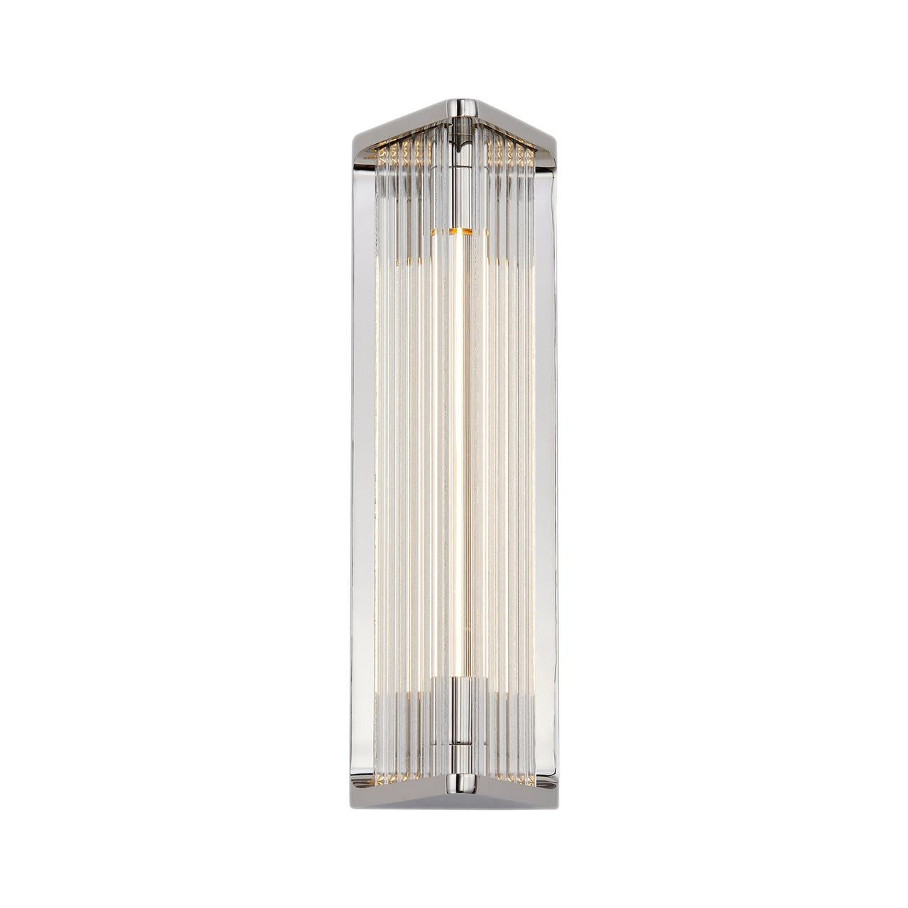 Alora Lighting Sabre 12-in LED Wall/Vanity Light Polished Nickel