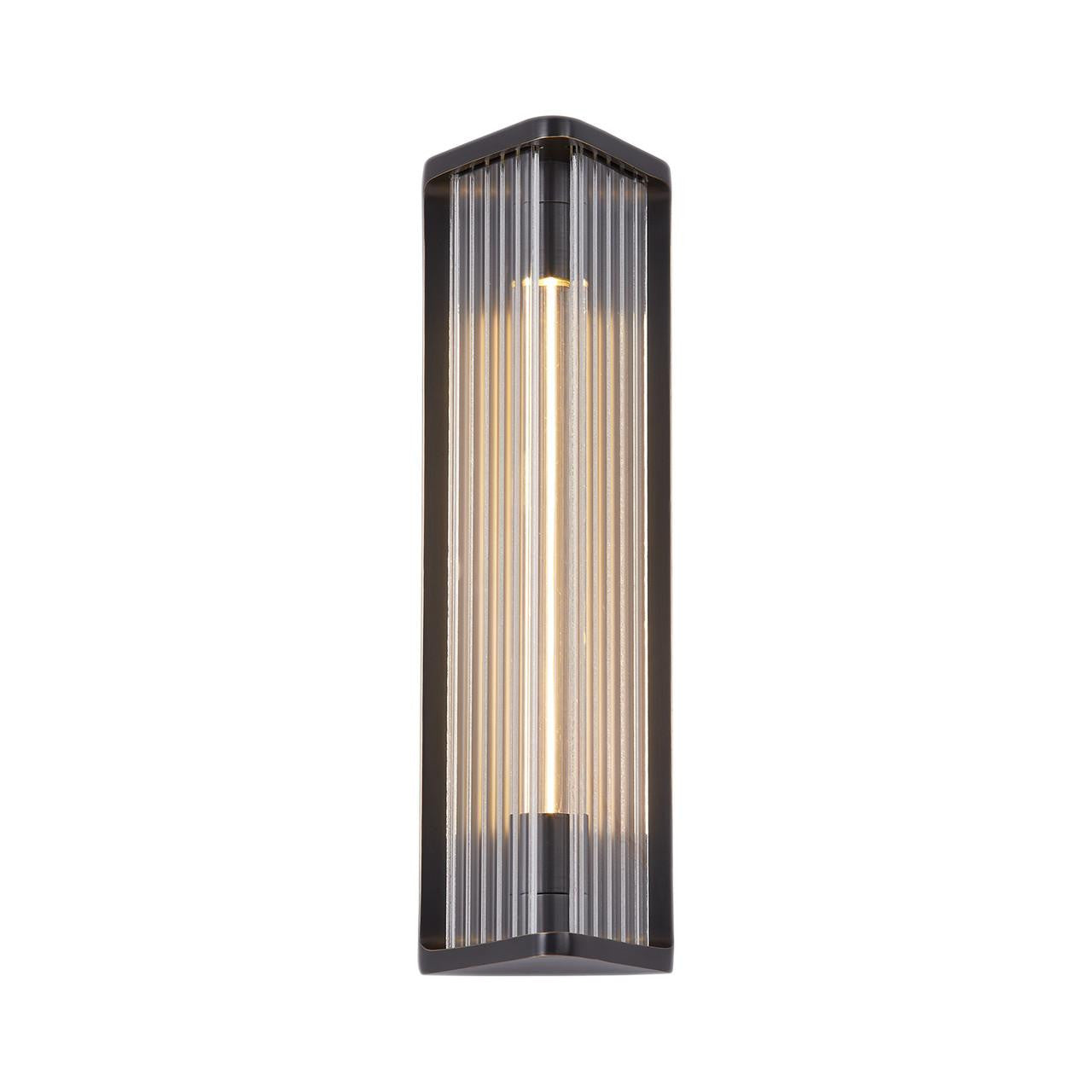 Alora Lighting Sabre 12-in LED Wall/Vanity Light Vintage Brass