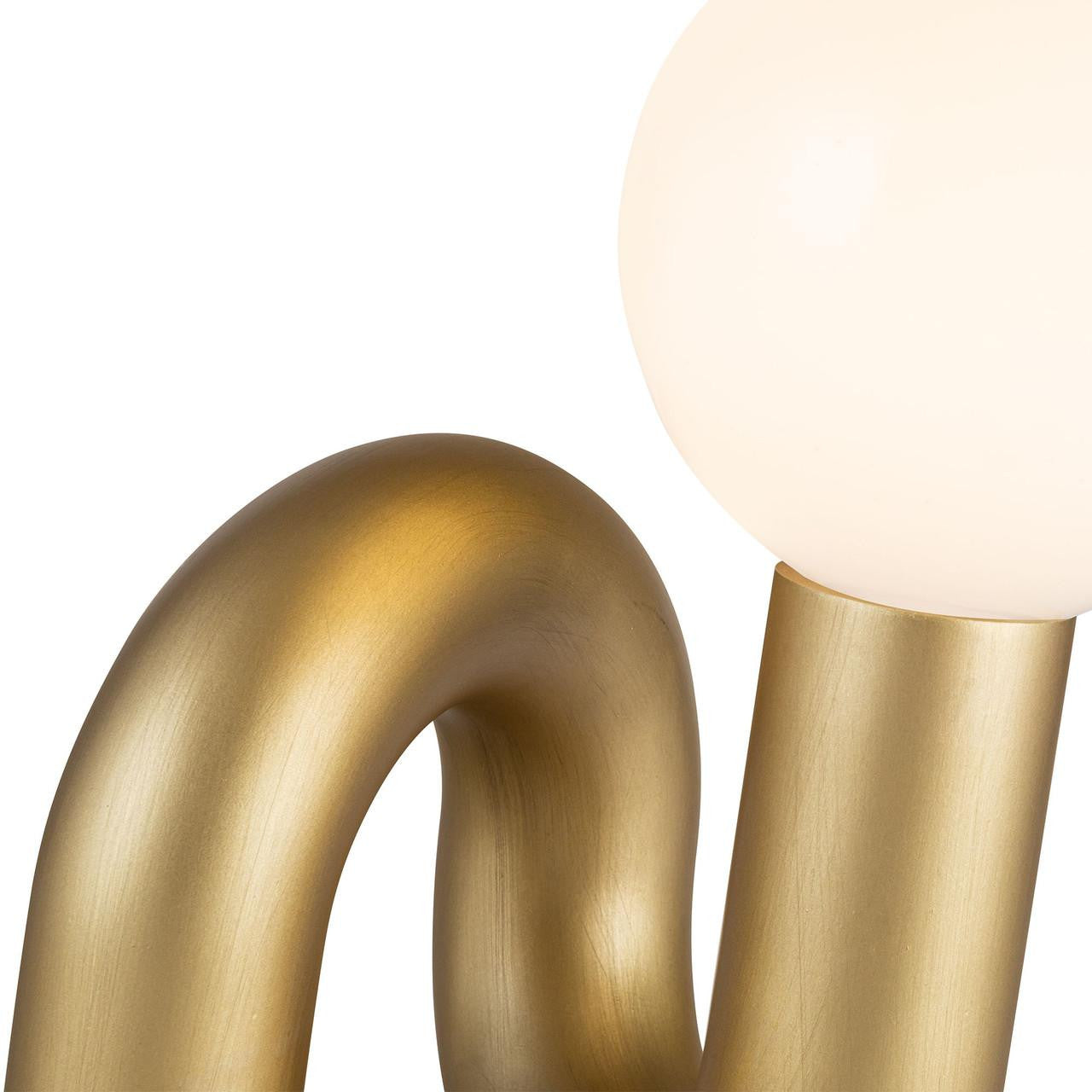 Alora Lighting Sadie 6-in Brushed Gold Socket Table Lamp