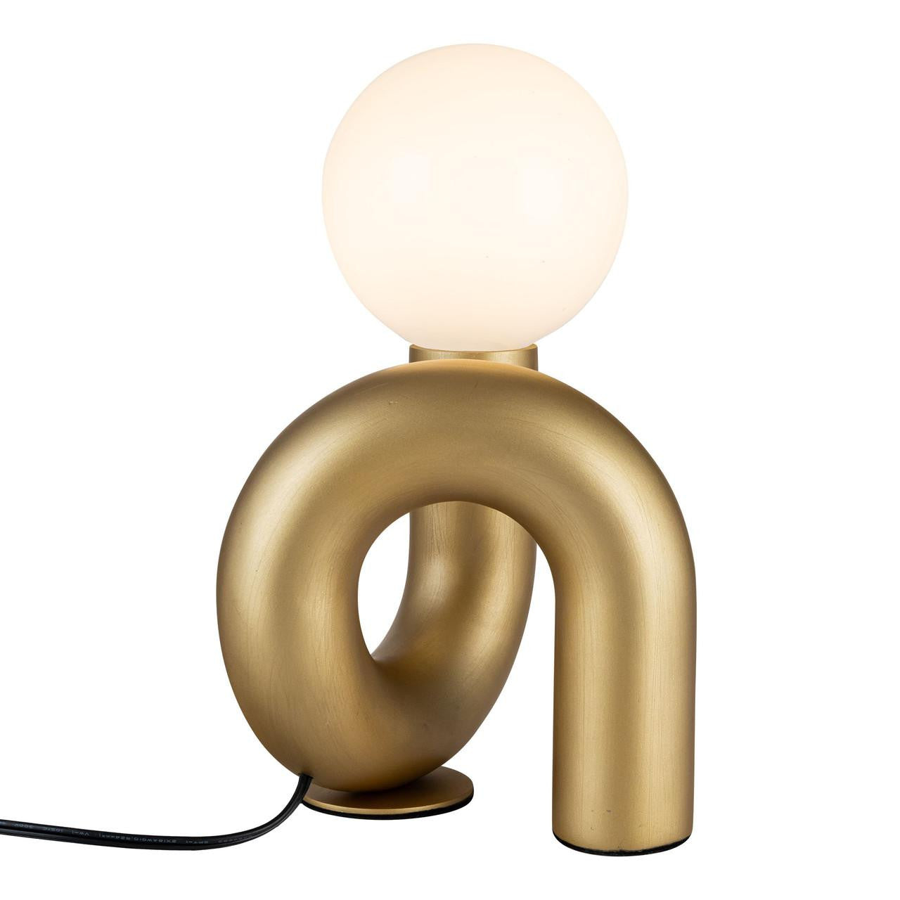 Alora Lighting Sadie 6-in Brushed Gold Socket Table Lamp