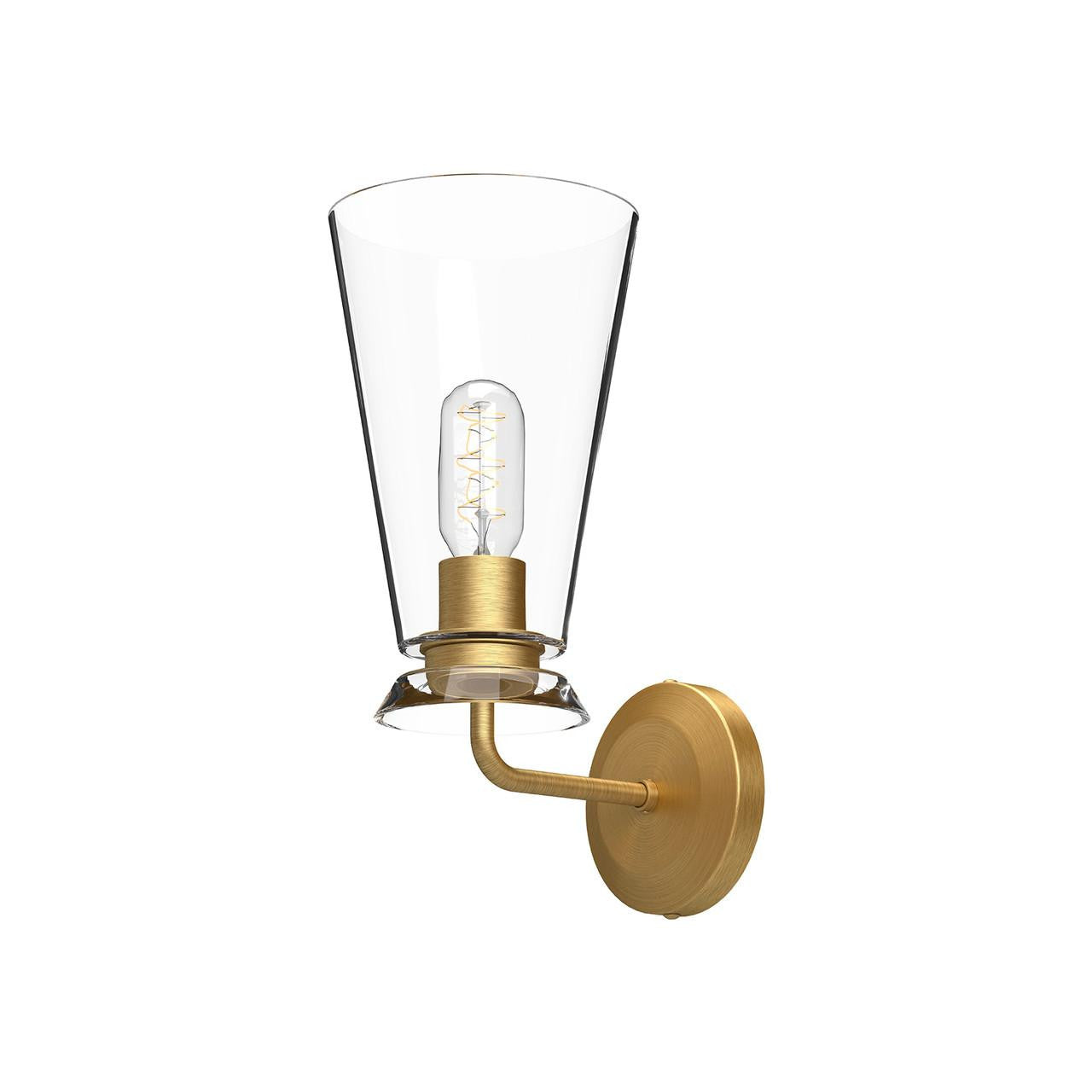 Alora Lighting Salem 6-in Wall/Vanity Light Brushed Gold