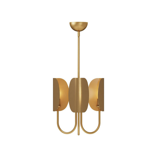 Alora Lighting Seno 3 Light Chandelier Aged Gold