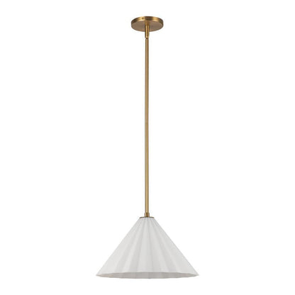 Alora Lighting Serena 14-in Pendant Aged Gold