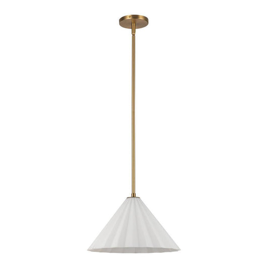 Alora Lighting Serena 14-in Pendant Aged Gold