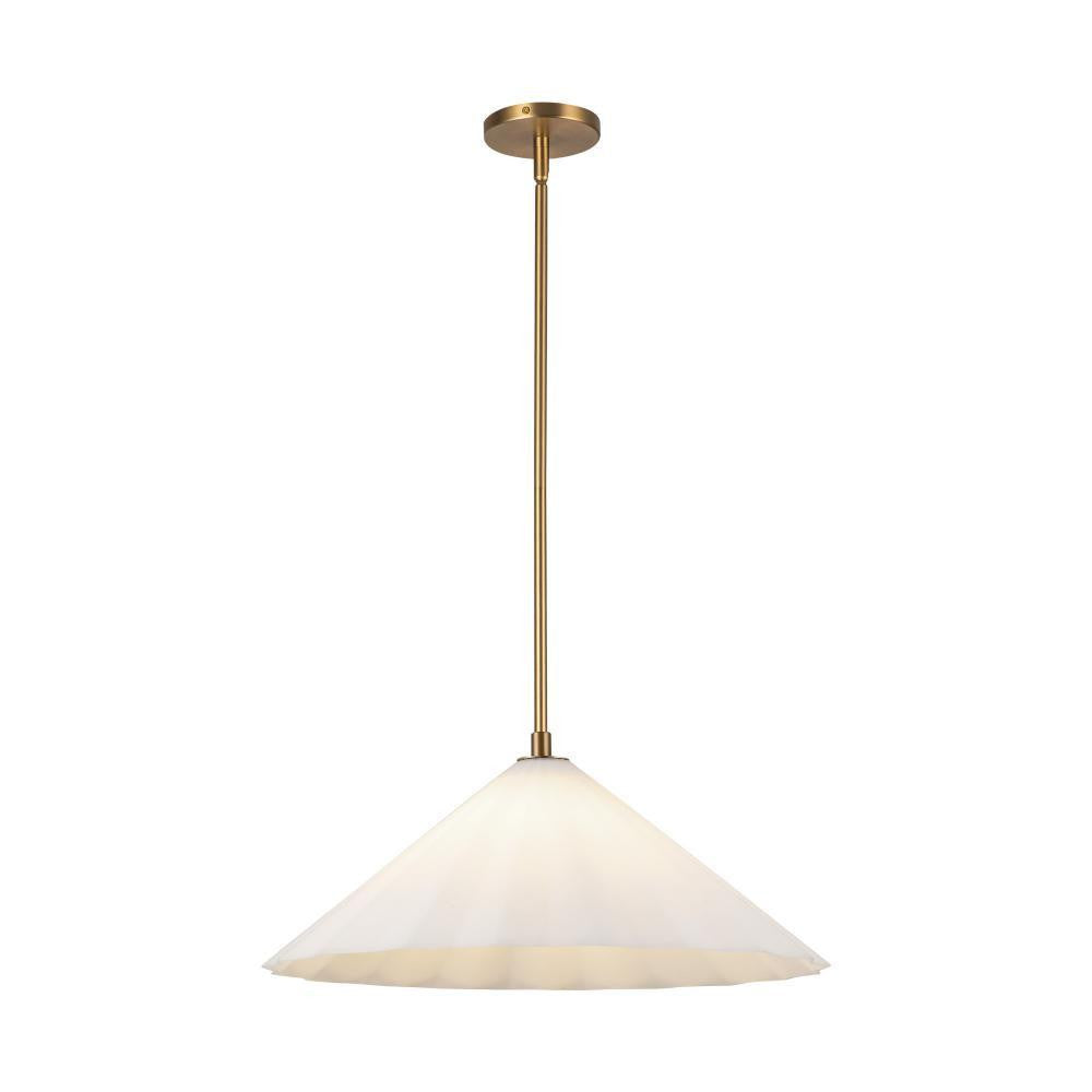 Alora Lighting Serena 20-in Pendant Aged Gold