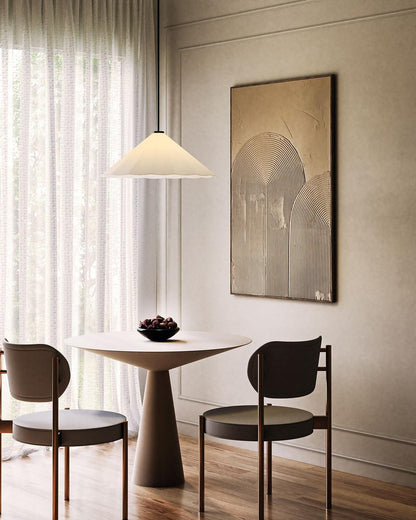 Alora Lighting Serena 20-in Matte Black/Opal Glass 1 Light Pendant