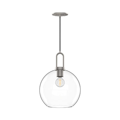 Alora Lighting Soji 10-in 1 Light Pendant Brushed Nickel, Opal Matte Glass