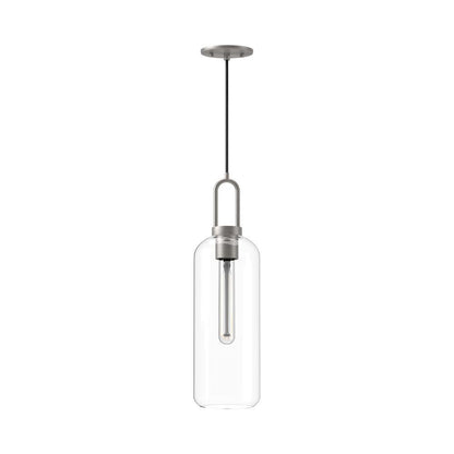 Alora Lighting Soji 6-in 1 Light Pendant Matte Black, Smoked Solid Glass