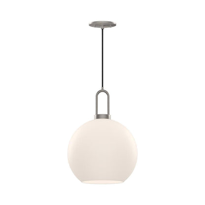 Alora Lighting Soji 10-in 1 Light Pendant Brushed Nickel, Smoked Solid Glass