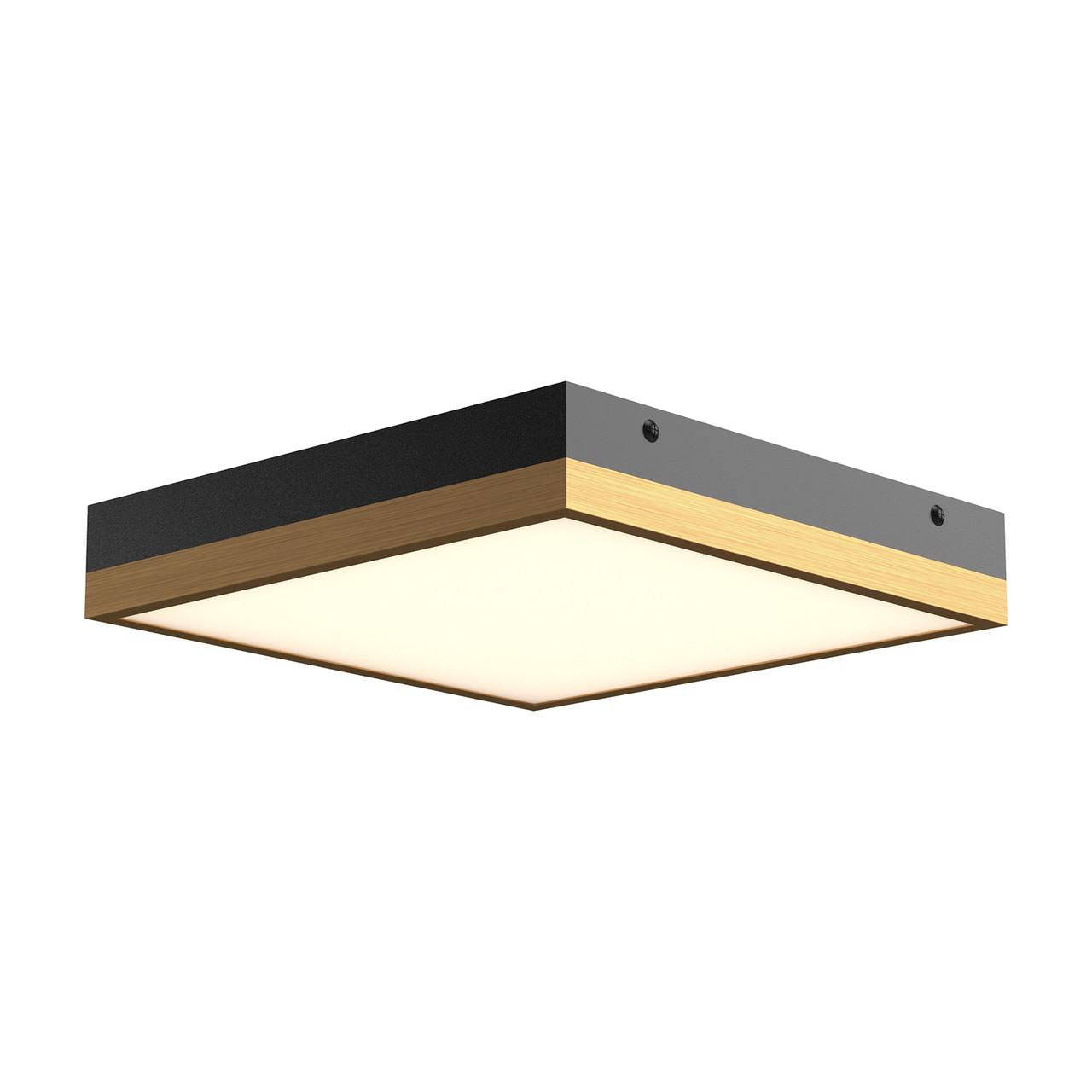 Alora Lighting Sydney LED Flush Mount Aged Gold, White
