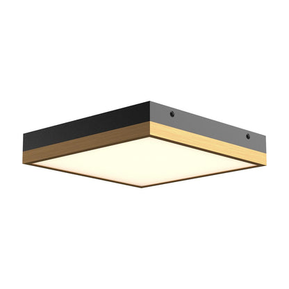 Alora Lighting Sydney LED Flush Mount Aged Gold, White