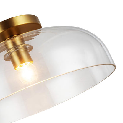 Alora Lighting Sylvia Semi-Flush Mount Matte Black