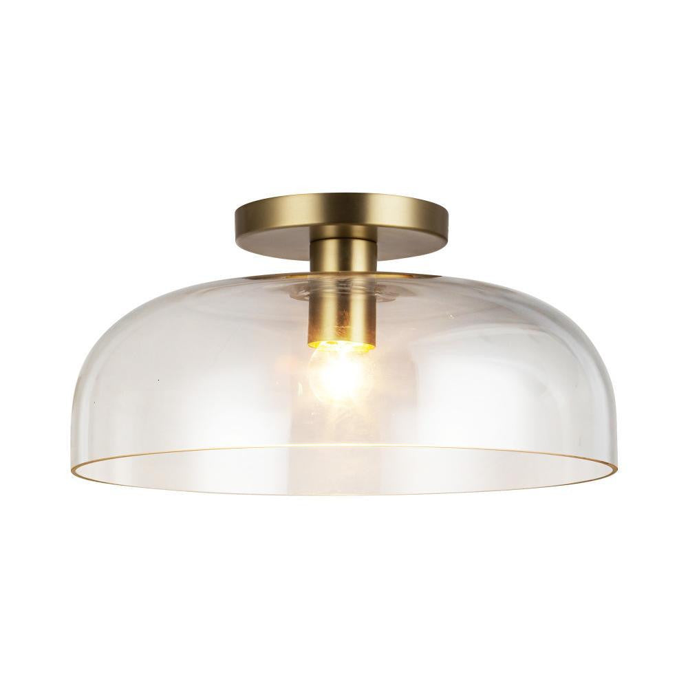 Alora Lighting Sylvia Semi-Flush Mount Brushed Gold